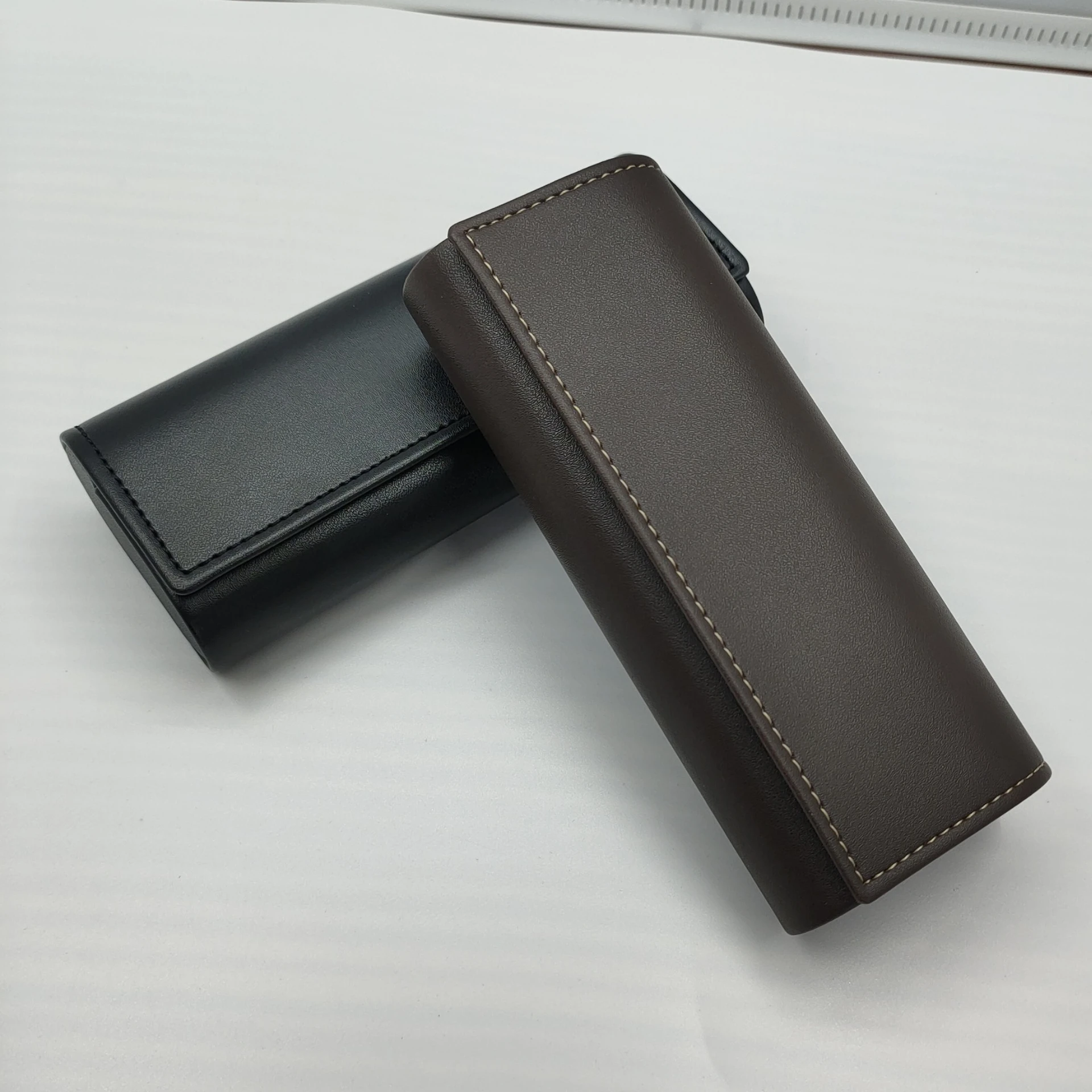 Leather Sunglasses Case Fashionable and Generous Myopia Leather Glasses Case Eyeglasses Case Reading Glasses Box Glasses Pouch