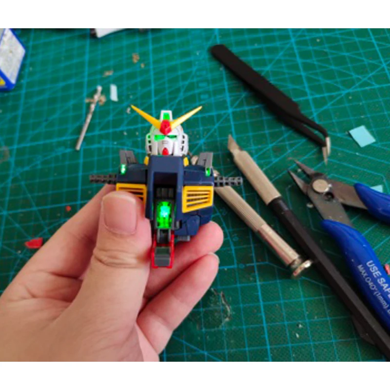 Verdrahtete 5cm LED-Lampe Magnetron Licht Modell 1 hängen 2 Typ für DIY Auto Spielzeug Beleuchtung Herstellung Diorama Materialien Kits ohne Batterie