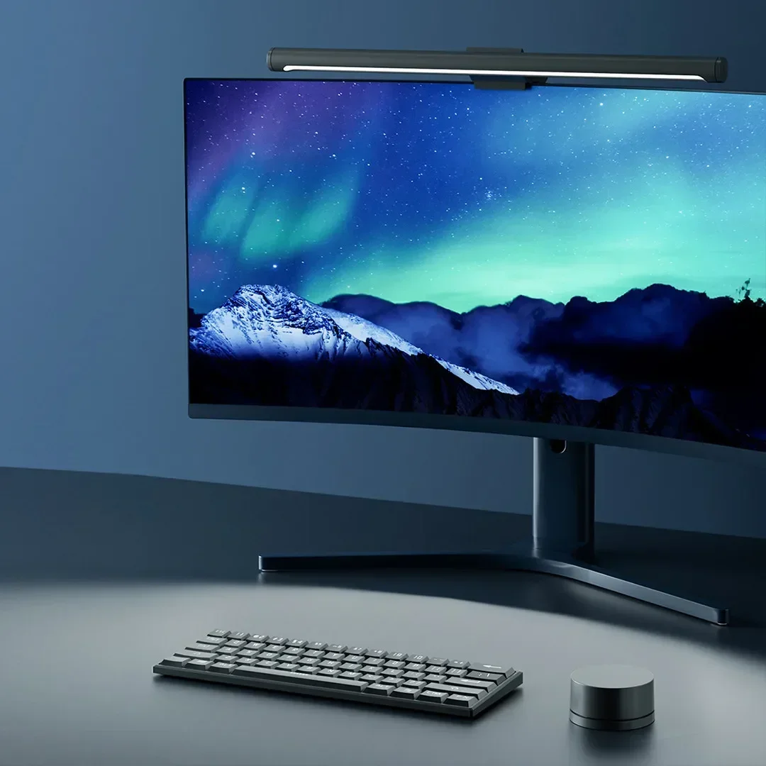 Upgraded Xiaomi Mijia Display Hanging Light 1S Ra95 Desk Lamp Remote Control for Computer Monitor Screen Bar LED with Mihome App