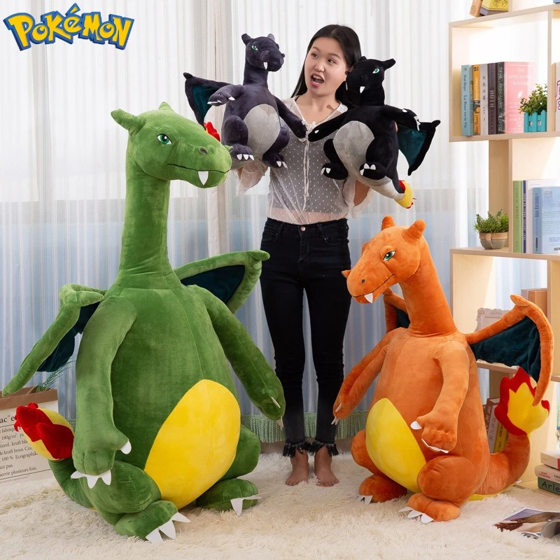 

30/45/60CM Big Size Pokémon Charizard Plush Cartoon Anime Peluche Kawaii Comfortable Soft Doll Children's Toy Gifts