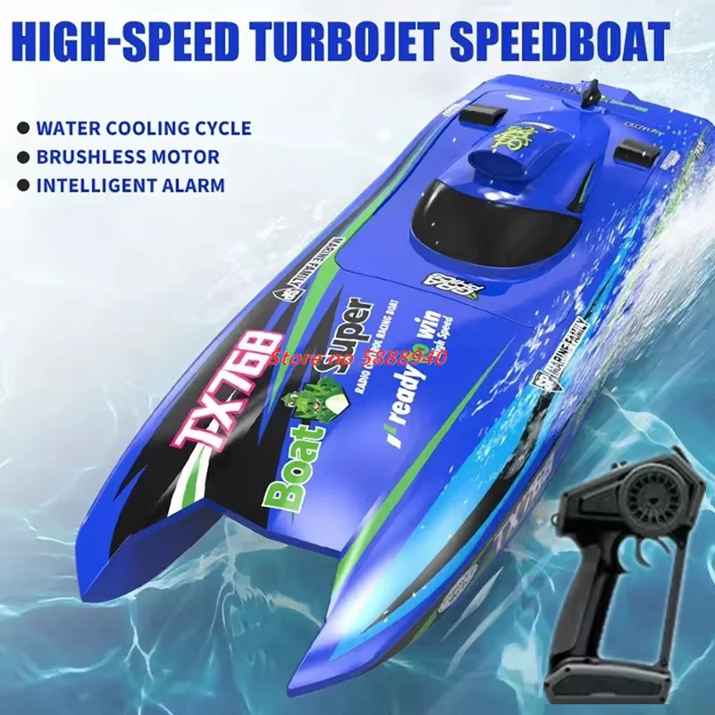 High Speed 40CM Large RC Turbojet Speedboat 30km/h 2.4GHz Brushless 2212 Motor Remote Control Speedboat Brushless RC Racing Boat