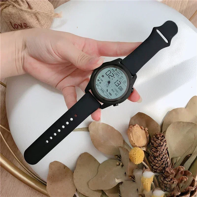 Watch Strap For Samsung Galaxy watch 6 4 5 pro/4 Classic/Active 2/Gear S3 frontier 20mm 22mm Silicone bracelet Huawei gt2 3 band