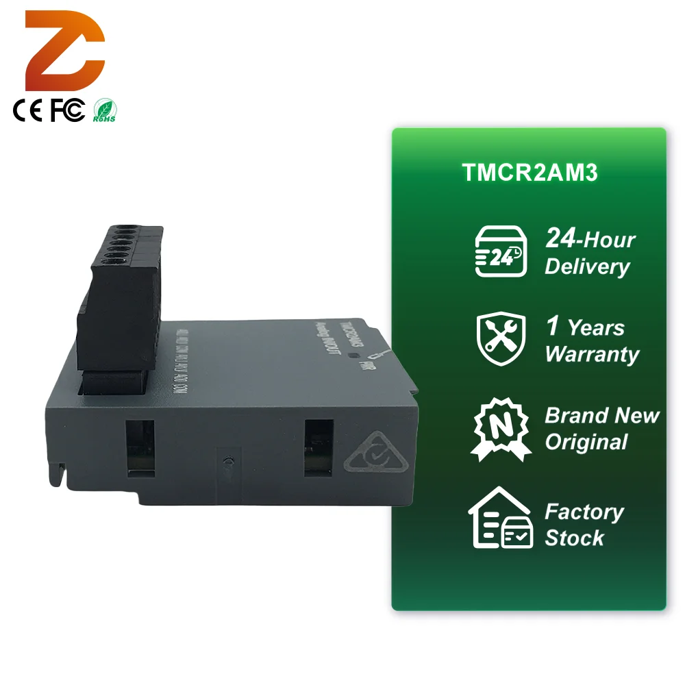 Schnei-der Hot Sale Original Modicon M200 PLC Automation Control TMCR2AM3  Analog I/O Cartridge 2AI 1AO PLC Expansion Module