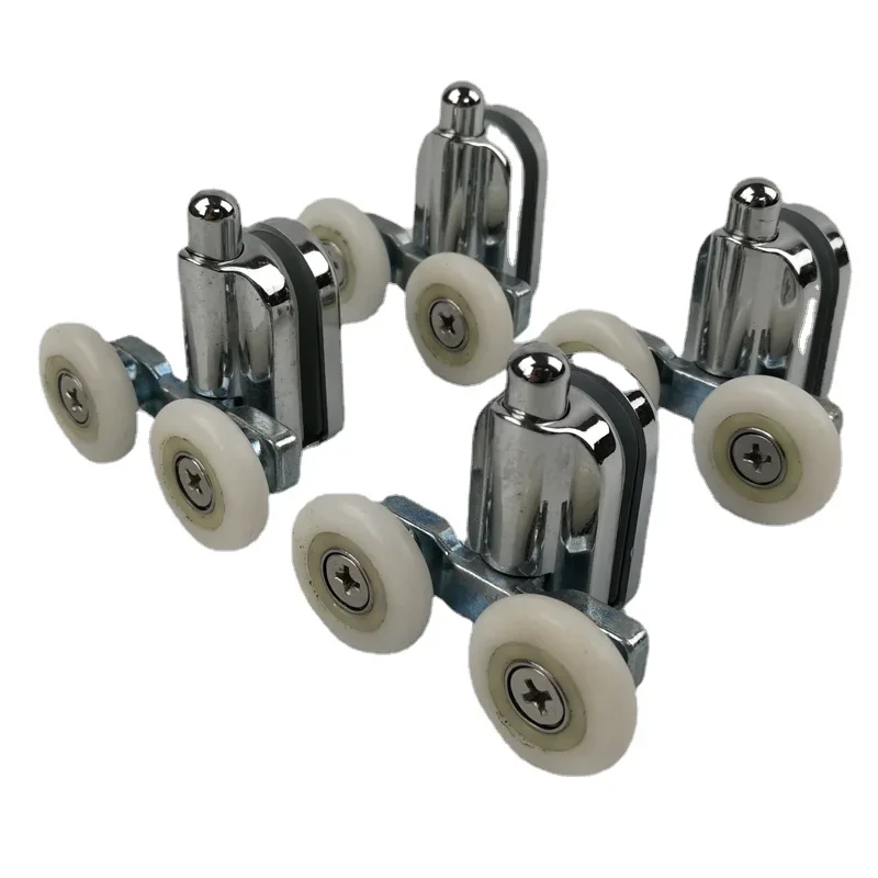 Door Roller/Wheel/Runner Home Bottom Top Shower Door Rollers/Runners Replacement Double Wheel for Shower Enclosures Cabins