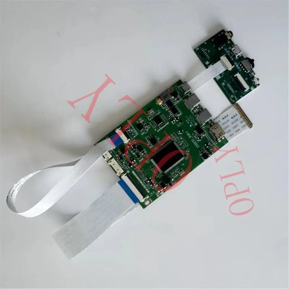 Kit de placa controladora para b133qaa01 b133qan02.0 b133qan03 13.3 "2560x1440 tela do painel led 2 tipo c mini hdmi-compatível edp