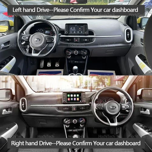 Imagen 2 del producto Cubierta protectora para salpicadero de Kia Picanto Morning 2018-2022, accesorios para coche, parasol para tablero, alfombra Anto-UV