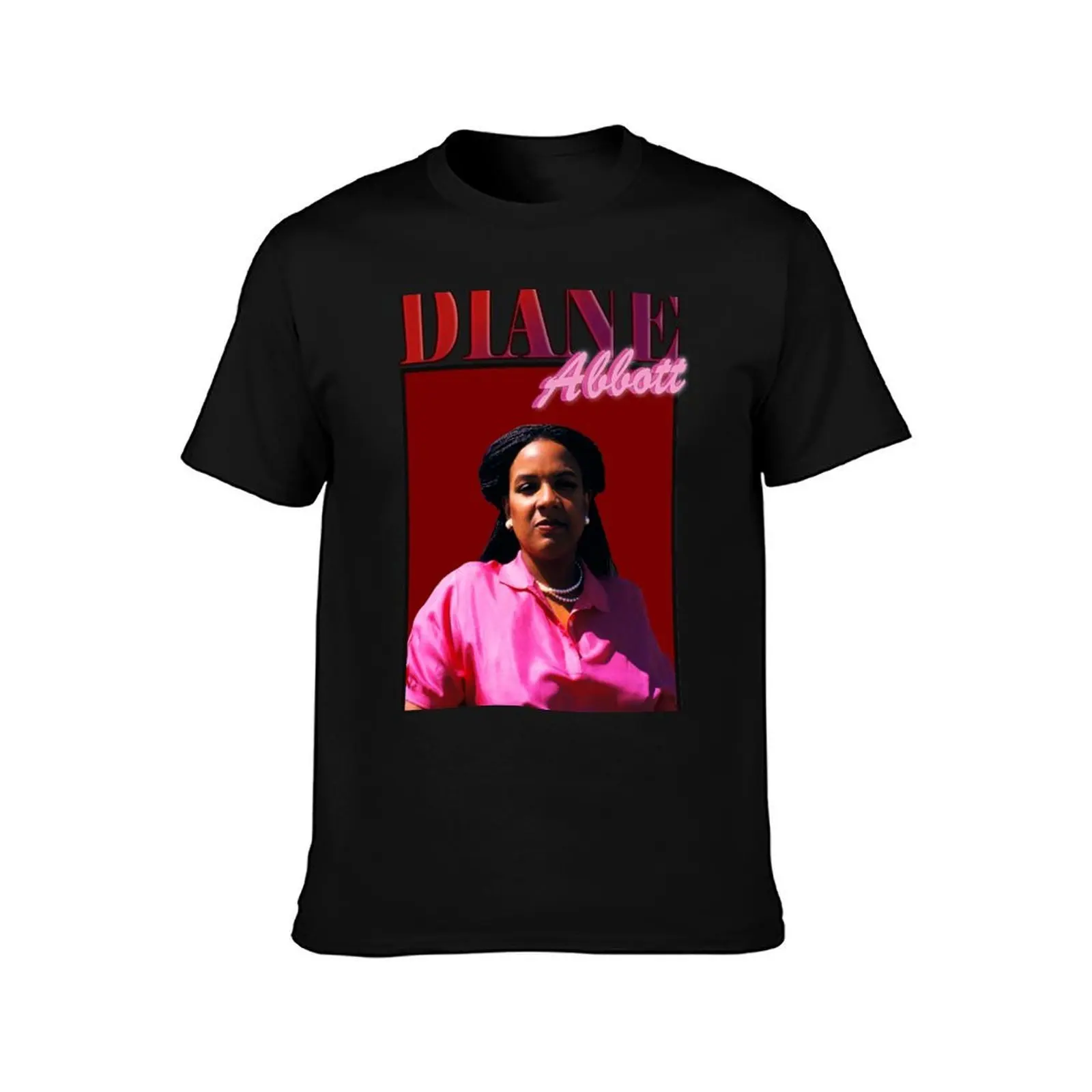 the iconic diane abbott T-Shirt, Summer Casual Cotton Tee, Oversized Streetwear Tops, Vintage Graphic Print, Unisex Men Women