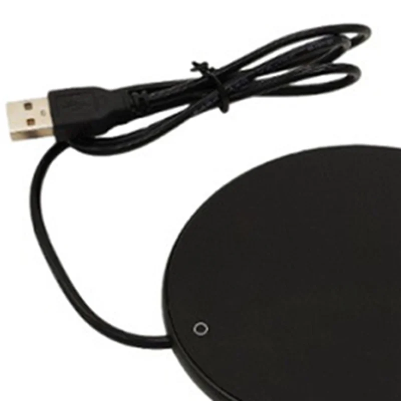 

A23E-Нагревательное стекло для кофейной чашки, USB-нагревательный подшипник, электрический нагреватель молока, термостатическая вода для постоянного тока 5 В, офисный настольный дом, легко