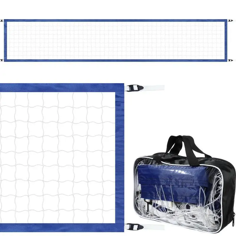 Water Volleyball Net Portable 15 X 3FT Tennis Net Replacement Swimming Pool Supplies Heavy Duty Sports Accessories For Backyard