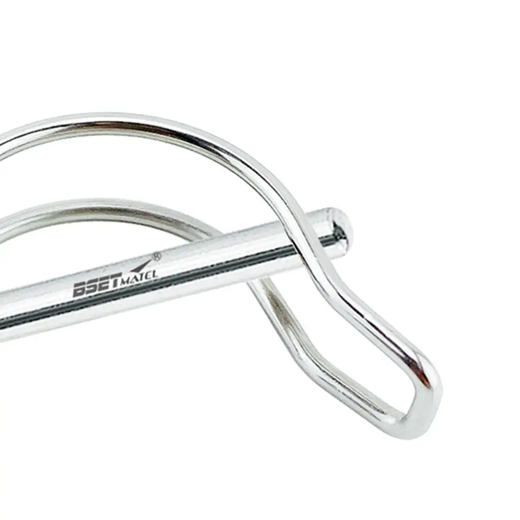 

Heavy Duty Shaft Locking Pin 316 Stainless Steel Quick Release Coupler Safety Pin for Trailer Hitch Latch Outdoor Use