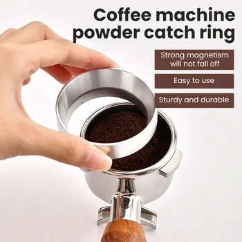 Bohnenmühle Pulverring Quantitativer Ring Nicht fliegender Pulverring Universalgriff Kaffeetuch Pulverring