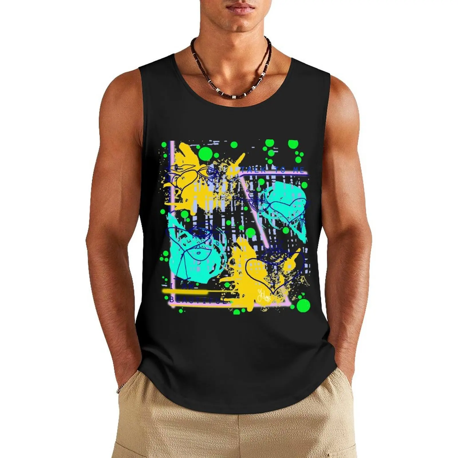 

TalkToMe Tank Top bodybuilding man sleeveless jackets sleeveless man shirts Men's vest
