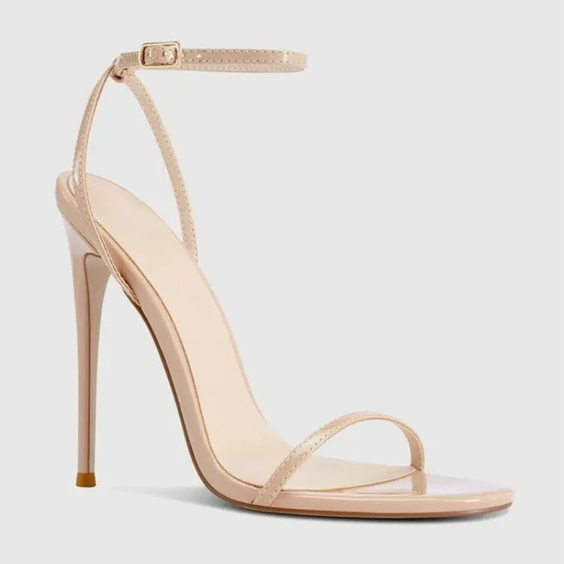 Yuejinlong Gladiator Lace Up Stiletto Sandals Open Toe High Heels 10cm 12cm Plus Size 33 46 Party Shoes 2026