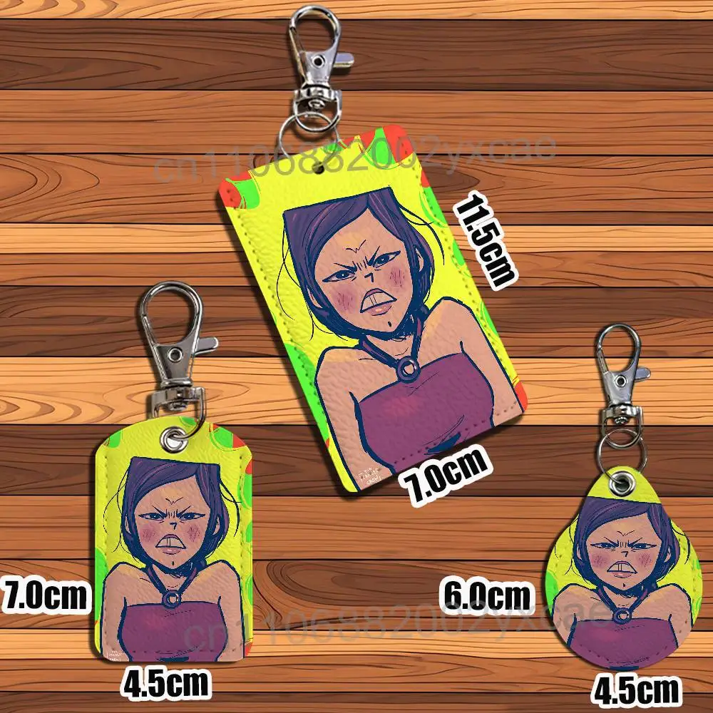 Heather Gwen Total Drama Lindsay Cartoon Singer Anime Card Keychain Fashion Pendant Bag ID Door Card Case Bus Card Cute Adult - view 5