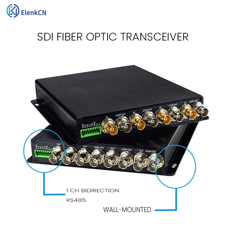 3GHD SDI Fiber Converter Micro One Pair Serial To Fiber  For Multi-media Use Switch 1000Mbp FC media Fiber Extenders