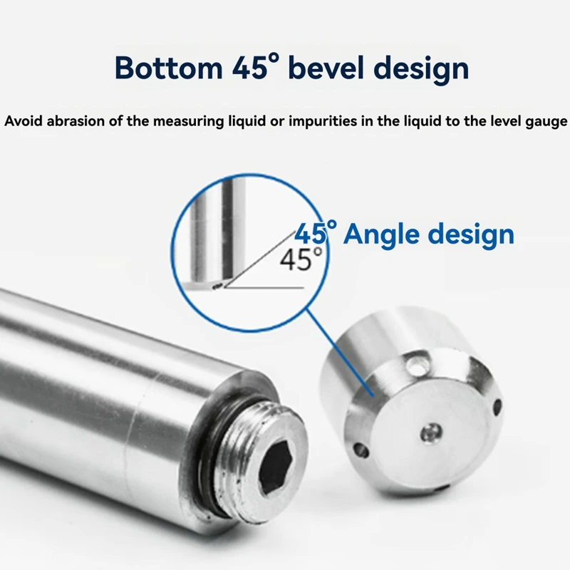 

Water Level Transmitter Liquid Level Sensor Submersible Water Level Transmitter 1M Range 5M Cable