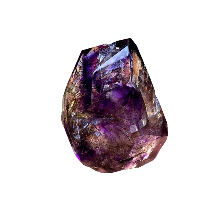 

l Ультрафиолетовый фиолетовый кристалл череп Stf камень сверкающий бриллиант капли воды кулон подарок предмет один фото соответствие