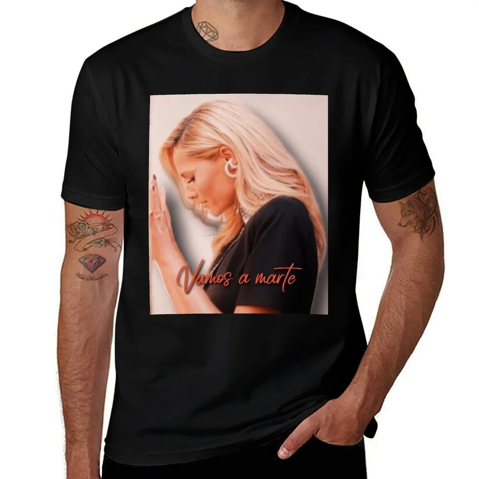 Helene Fischer - Vamos a Marte T-Shirt Basic Daily Outfit Short Sleeve Tee T-Shirt