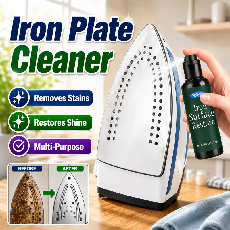 Iron Cleaner Stain Remover Effective Cleaning Solution Iron Stain Cleaning Agent Soleplate Cleaning Formula Burn Mark Residue