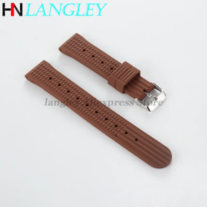 สายนาฬิกาซิลิโคนอ่อนนุ่ม QUICK RELEASE สายนาฬิกายาง 20 มม.22 มม.สําหรับ Seiko Sport Men นาฬิกากันน้ํา Watchband