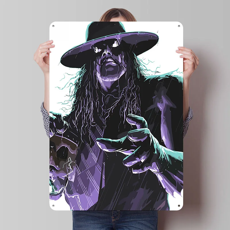 The Undertaker Tin Plaque Poster Customized Retro Wall Art Vintage Metal Signs for Room Custom Sign Decoration Home Decor Items