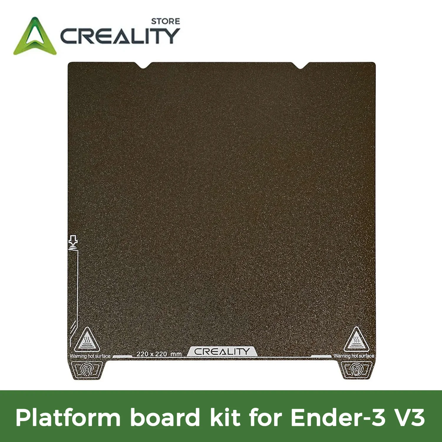 

Комплект платформы Creality Ender-3 V3_235×235_пружинная сталь_2 235x235 мм, оригинал для аксессуаров для 3D-принтеров Ender-3 V3