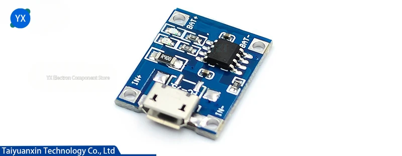 20PCS TP4056 18650 3.7V 4.2V Lithium Battery Charger Module Charging Board With Protection Dual Functions 1A Li-ion Mirco