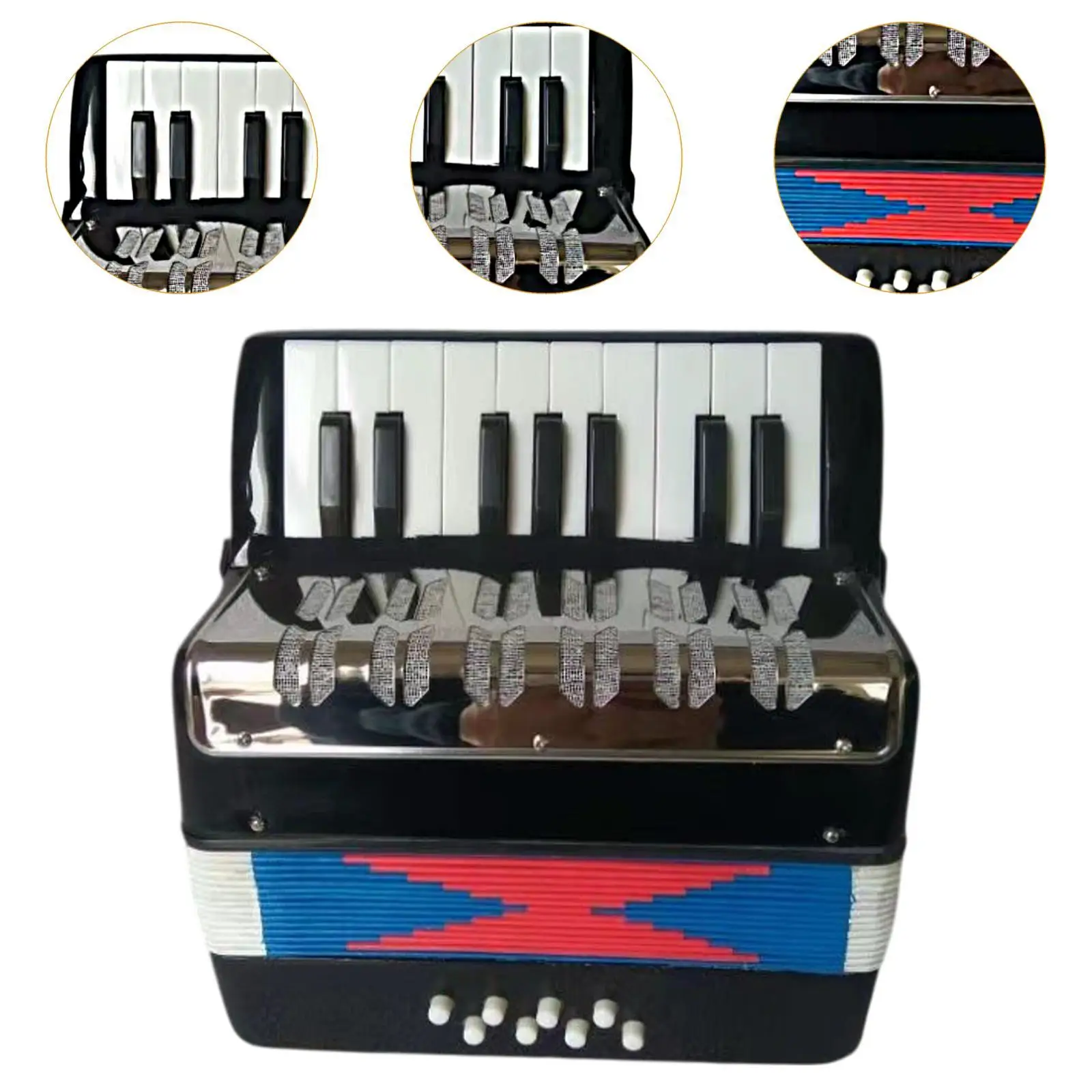 17 مفتاحًا 8 باس بيانو أكورديون تطوير تعليمي قوي للتعلم المبكر