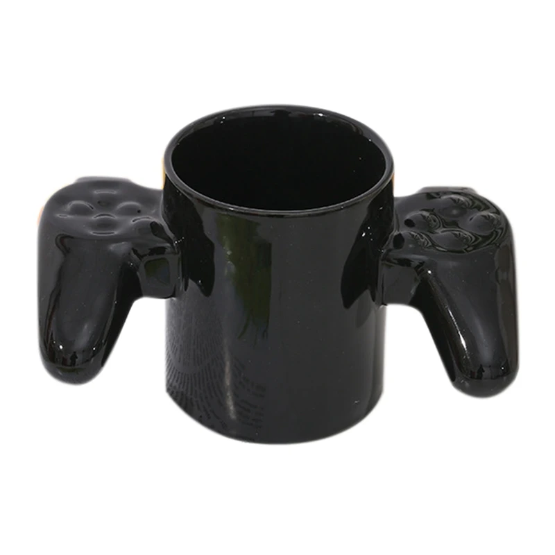 

Personality Handle Coffee Milk Cup with "Game over "Typeface,3D Gamepad Controller Mug,for Gamers' Gift