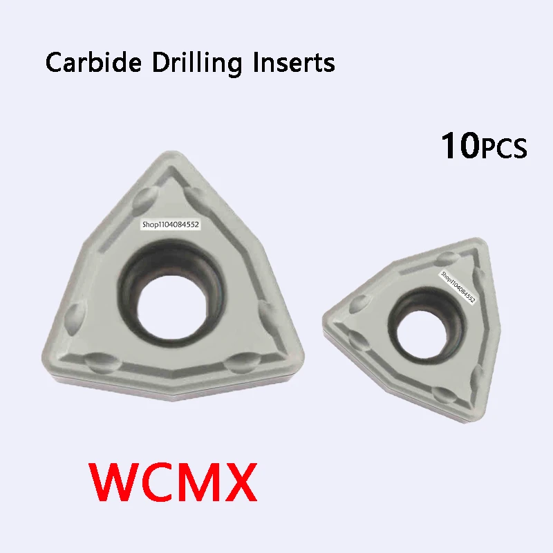 10pc WCMX WCMX020104 SF WCMX030208 WCMX040208 WCMX050308 WCMX06T308 WCMX080412 U Drill Blade Fast Carbide Insert WC 030208