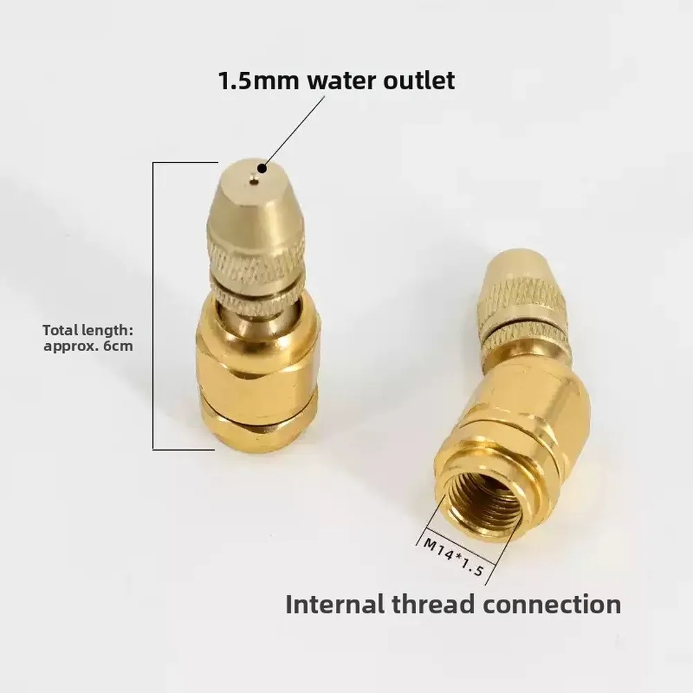 Brass Irrigation Head 360 Rotating Sprinkler For Crop Spraying Setup Full Rotation For Electric Sprayers Brass