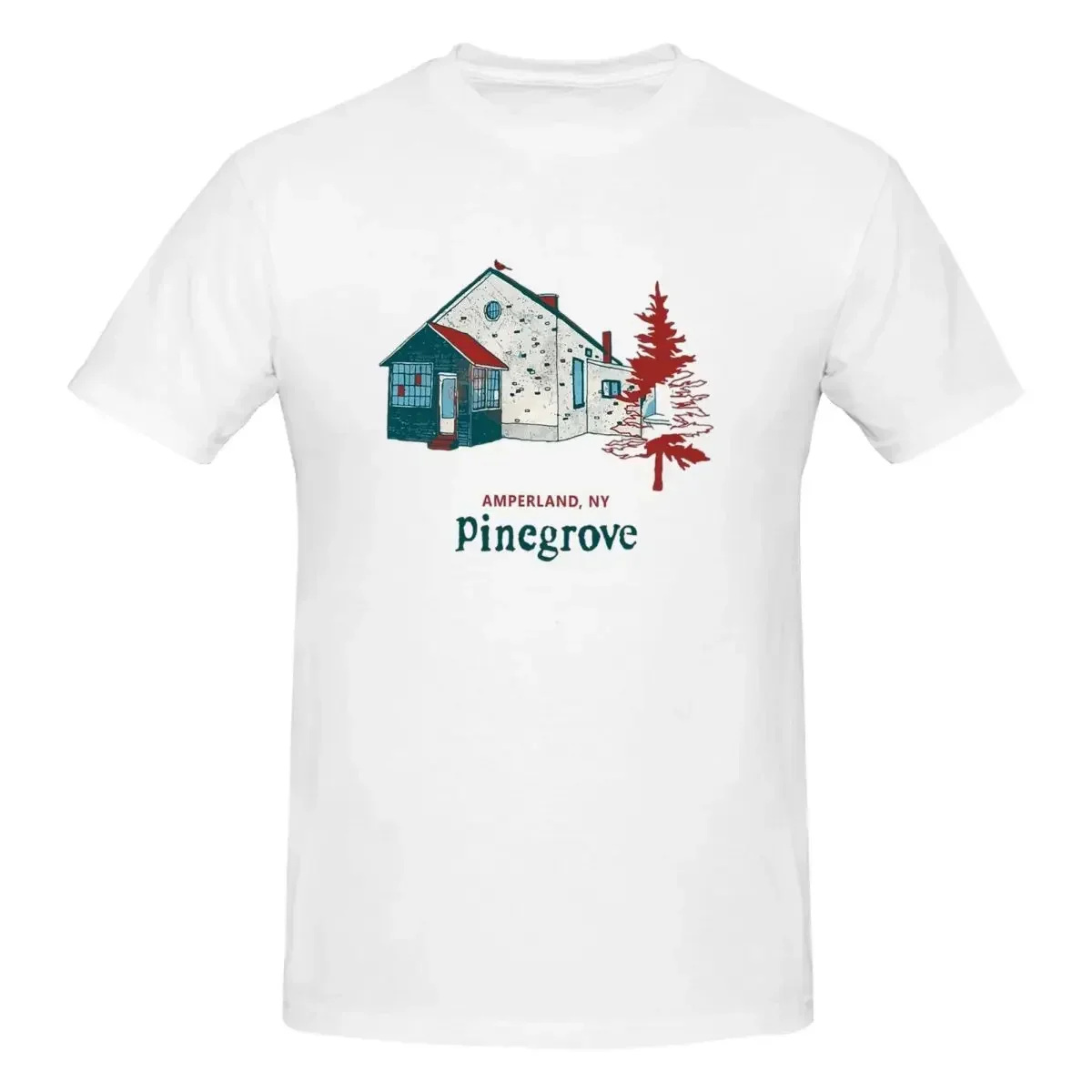Футболка Pinegrove Merch Amperland из 100% хлопка, модные футболки унисекс, мужские футболки с круглым вырезом и коротким рукавом, S-6XL