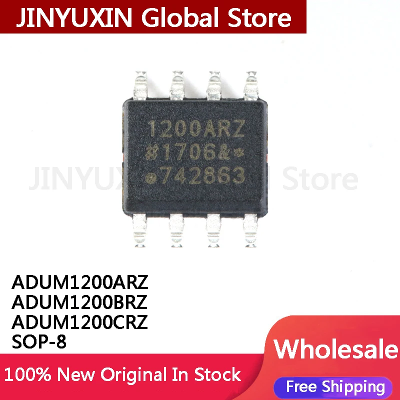 10Pcs ADUM1200ARZ 1200ARZ ADUM1200BRZ 1200BRZ SOP8 SMT ADUM1200CRZ 1200CRZ Digital Isolator In Stock Wholesale