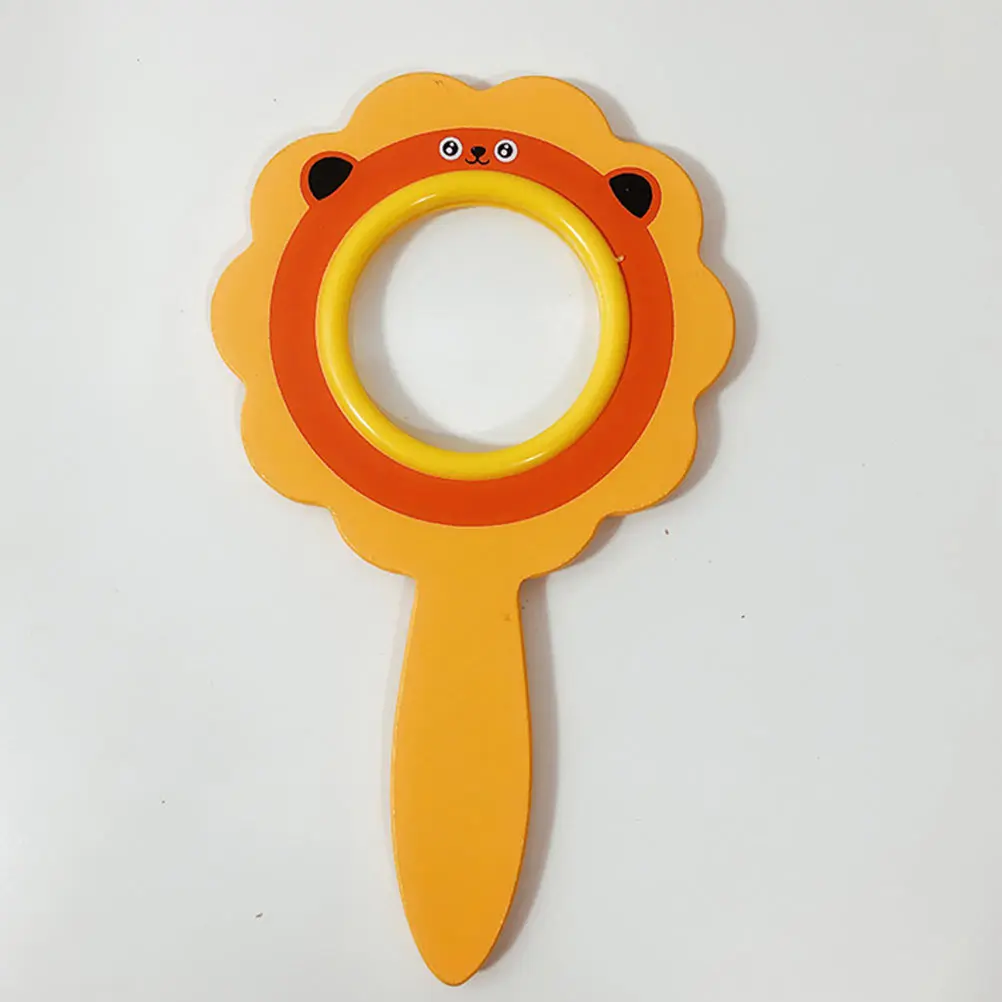 

Children Observation Magnifier Lightweight Portable Mini Magnifying Glass Cartoon Lens Safe Practical Kids Use Easy Operate