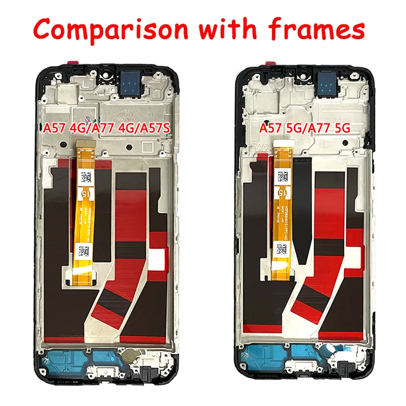 6.56\'\' Screen For Oppo A57 A77 4G/5G CPH2387 PFTM20 CPH2385 CPH2339 LCD A57S Display Screen+Touch Panel Digitizer  Replacement