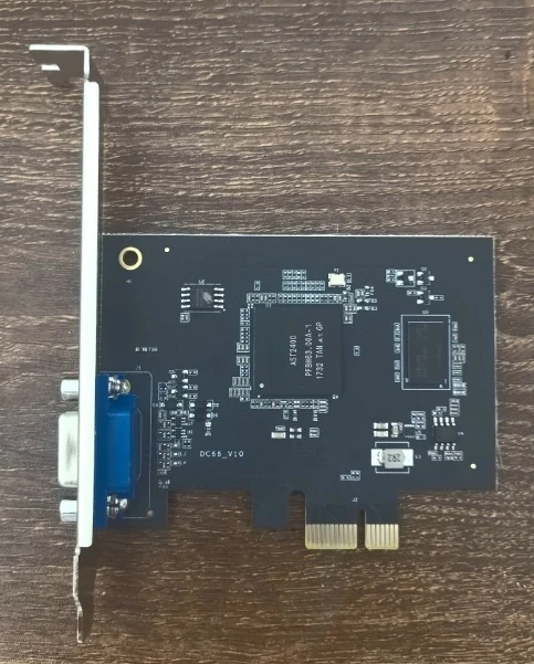 AST2400 16MB PCIE X1 low power consumption 2U bright machine card, graphics card X79/X99 perfect with VGA