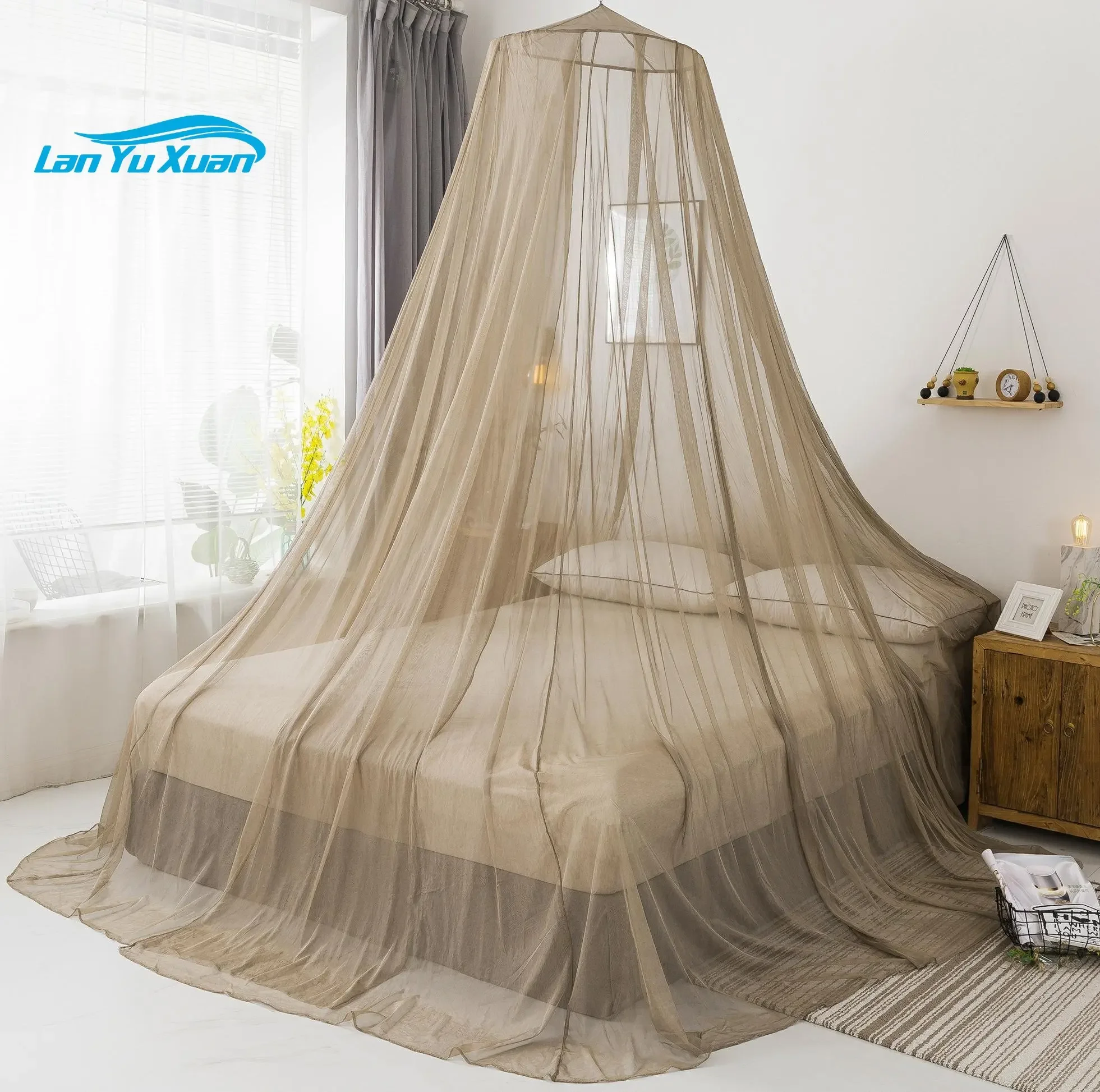 

100%Anti Radiation EMI/RF/Emf protection Dome Circular Sleep Bed Net EMF Canopy