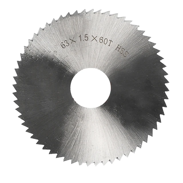 Stalowy brzeszczot do piły tarczowej średnica otworu 63mm tarcza tnąca 0.4mm-2mm do cięcia drewna plastikowa miedź brzeszczot do piły tarczowej