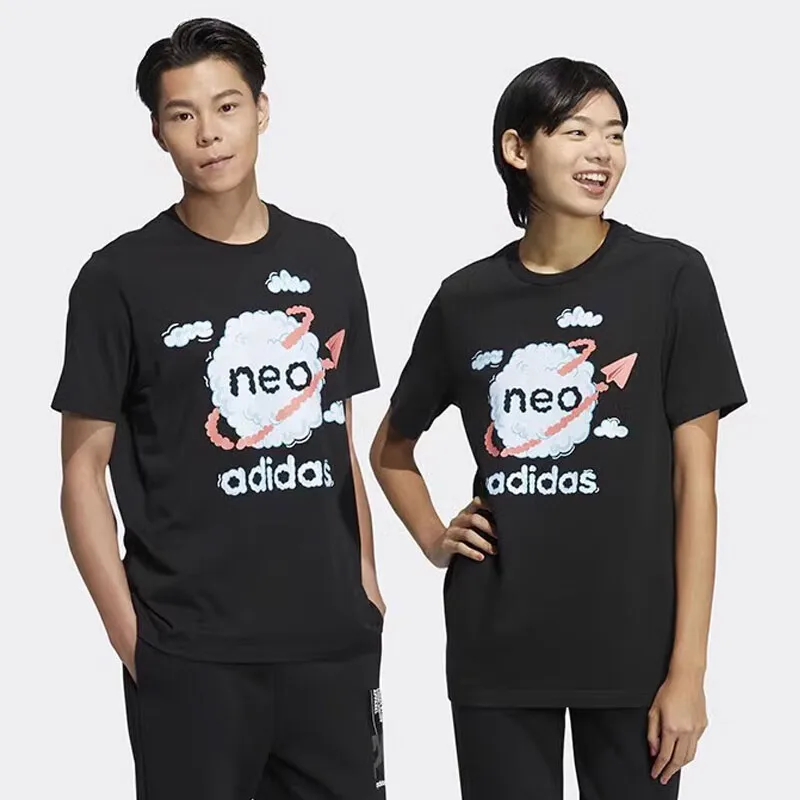 

Adidas Neo Cloudfoam Tee, Playful & Comfortable For Couple Style and Relaxed Days