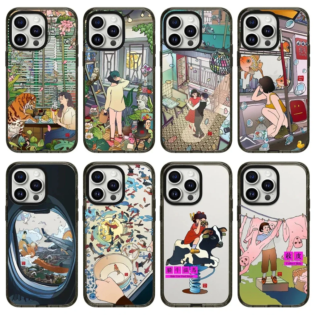 

City Fantasy 2.0 Acrylic Protective Phone Case with MagSafe - iPhone 12 13 14 15 16 Pro Max Case