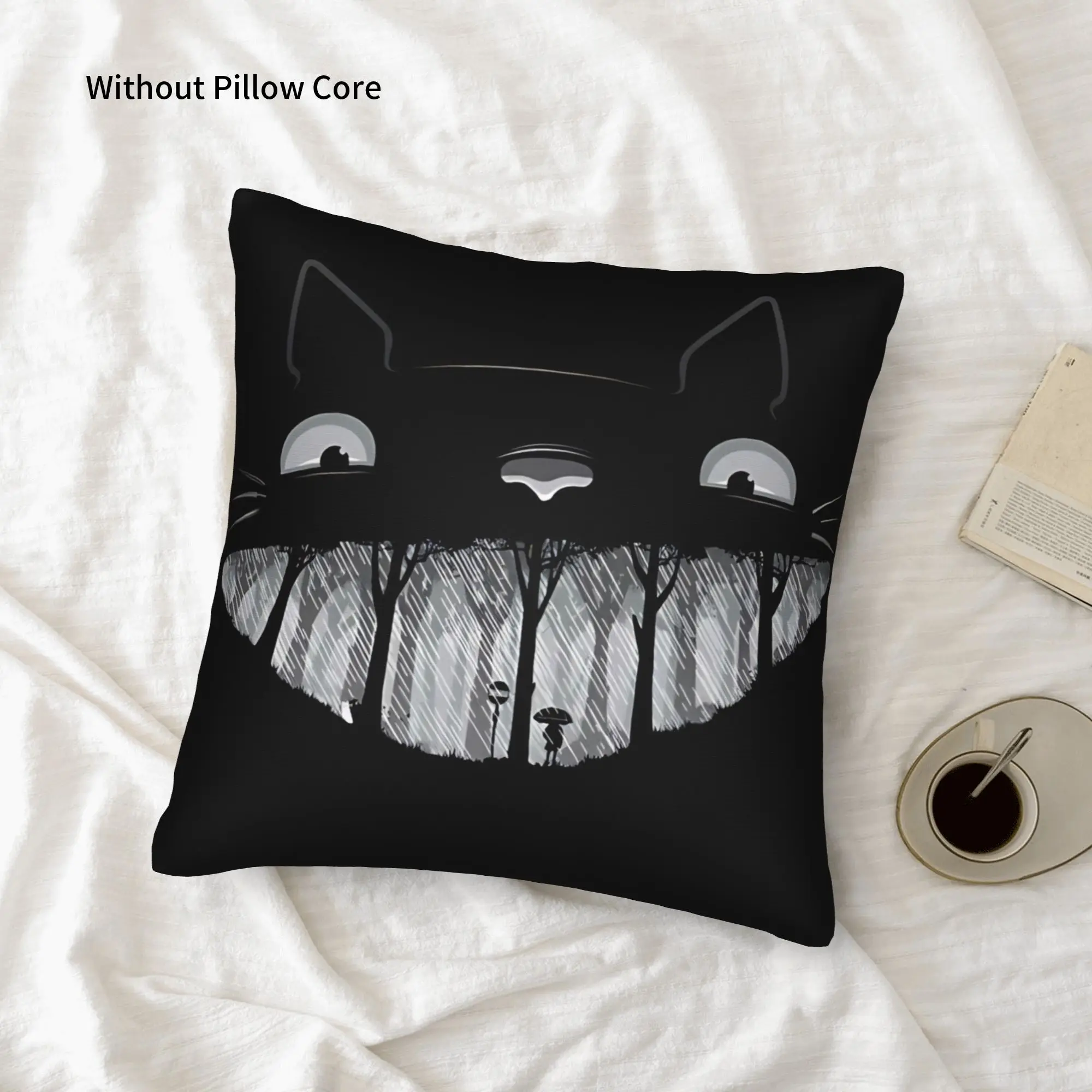1PC Anime My Neighbor Totoros Pillow Case Double-Sided Printing  Sofa Cushion Bedroom Bedside Pillow