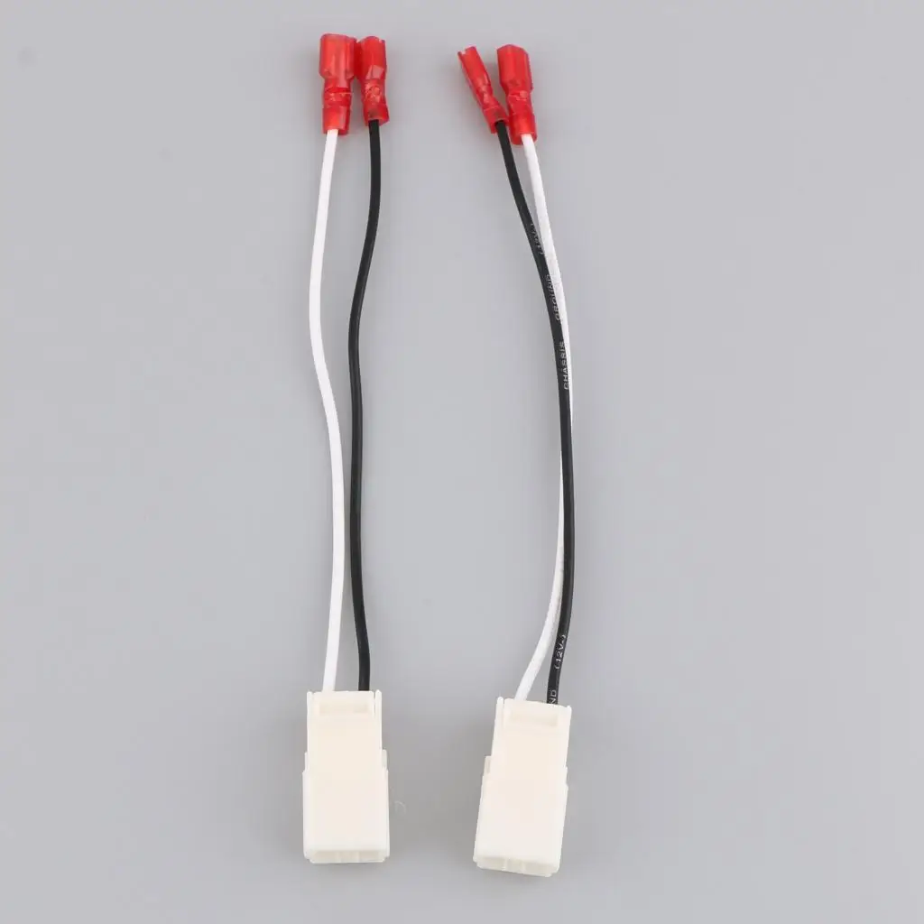 2x Auto Audio Luidsprekerkabel Kabelboom Adapter Voor Chrysler Dodge