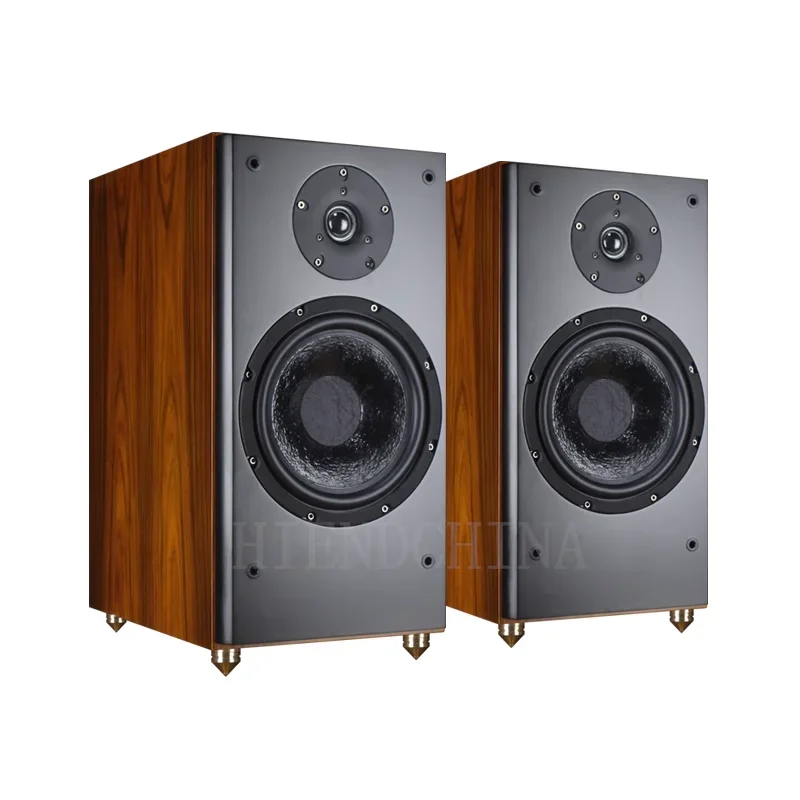 

DHY-012 HiFi 8-inch Bookshelf Speaker Home Wood Sound 2.0 Passive High Fidelity Woofer Full and Solid 60-180W/4ohm