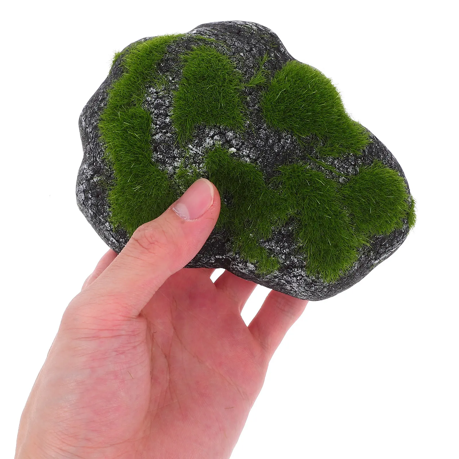 1Set Artificial Moss Stones Moisture Resistant Faux Stone for Terrariums Fairy Garden Home Decor Artificial Moss Stones