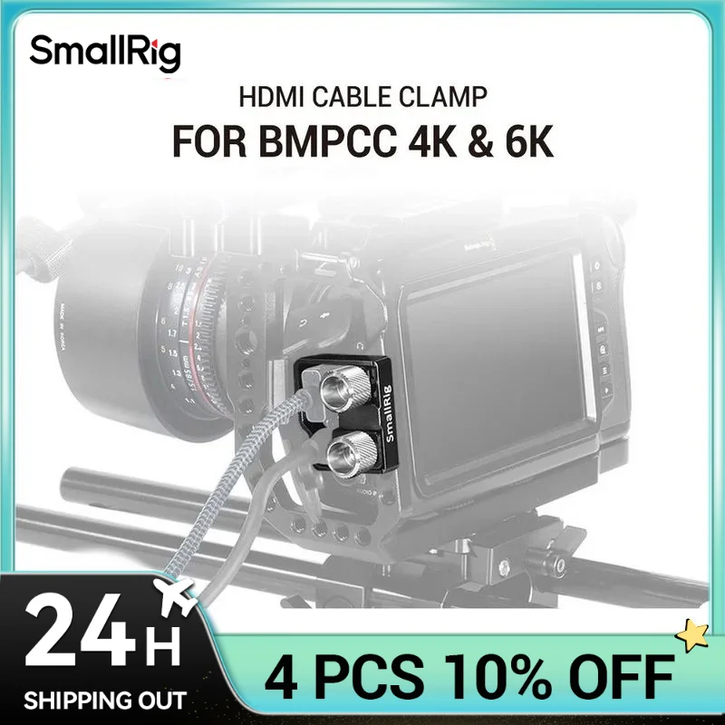 SmallRig Camera  USB-C Cable Clamp for BMPCC 4K / for BMPCC 6K Camera 2246B