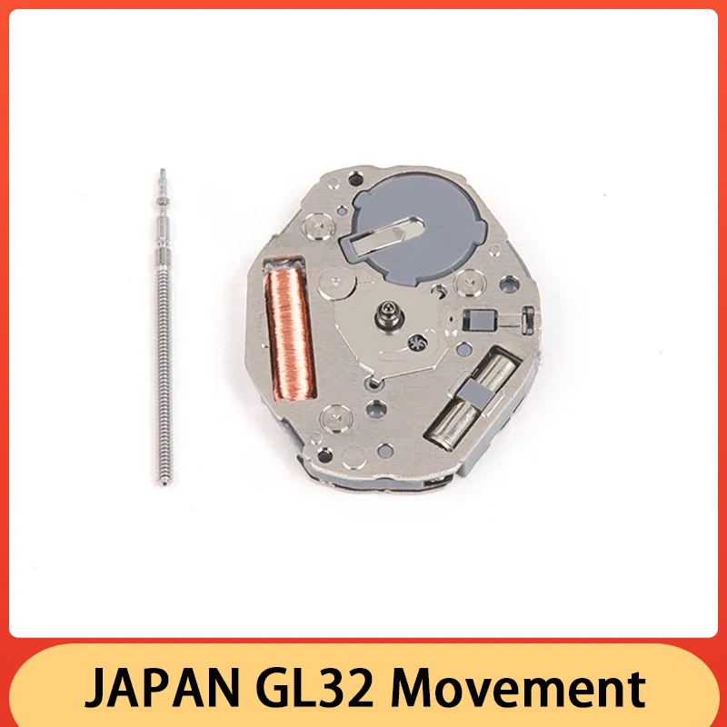 New Japan importiert Gl32 Uhrwerk Quarz elektronische Gl30 Uhrwerk drei Zeiger Uhr Reparatur werk Ersatzteile