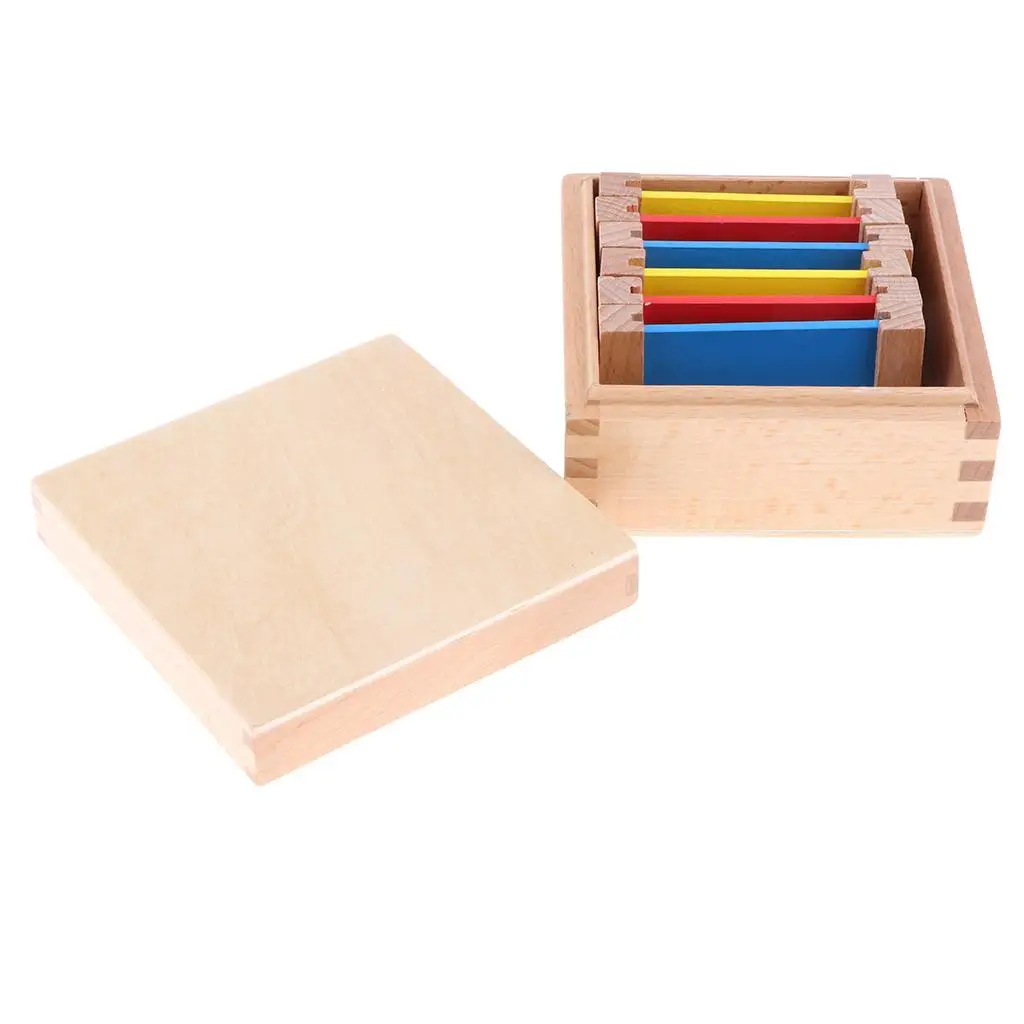 

Montessori Material Toy Wooden Color Box Preschool Educational Toy for Children Learning Colors Early Sensory Education