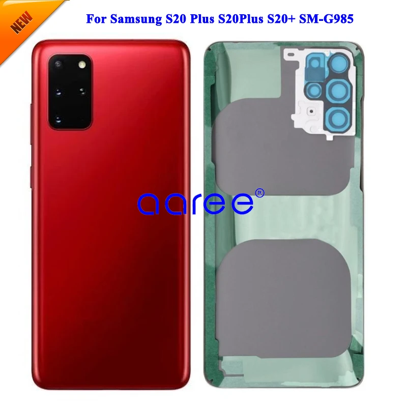 Grade AAA Back Glass With Camera Lens For Samsung S20 Plus Back Cover Back Housing Door With adhesive image 4