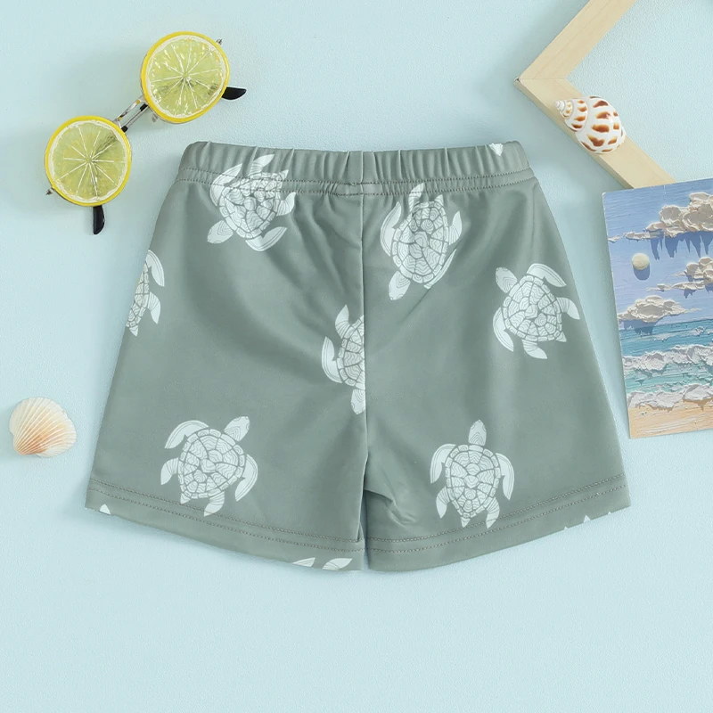 

Toddler Boys Swim Trunks Toddler Swim Shorts Bathing Suit Print Elastic Waist Beach Swimming Shorts Infant Swimwear