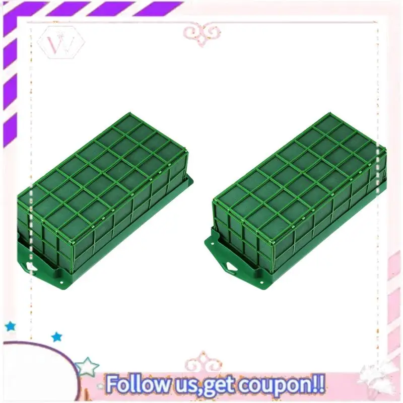 Y74A-2 قطعة حامل زهور قفص رغوة الأزهار مع رغوة الأزهار لقفص الزهور وعاء لترتيب الزهور محور الطاولة #5